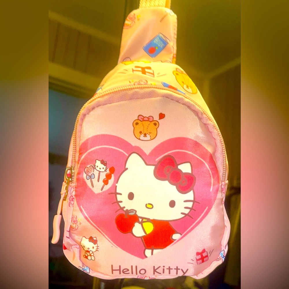 New Hello Kitty Mini Crossbody Bag.  Cute!  Sanrio
